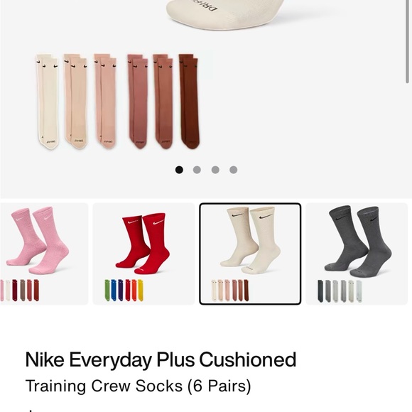 Nike Ribbed Crew Socks Set - Picture 3 of 4